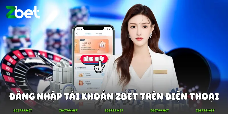 Đăng nhập tài khoản Zbet trên điện thoại