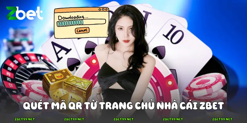 Quét mã QR từ trang chủ nhà cái Zbet